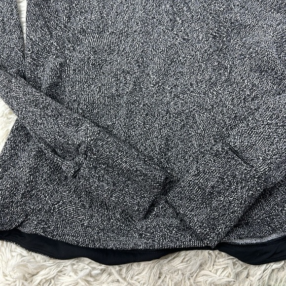 Lululemon Runderful Long Sleeve Rush Jacquard Black White - Picture 3 of 5